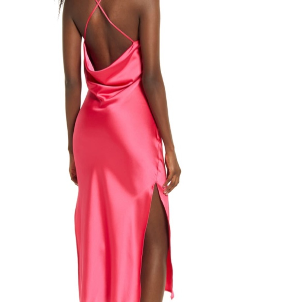 Gorgeous Satin Slip Dress - Picture 2 of 7